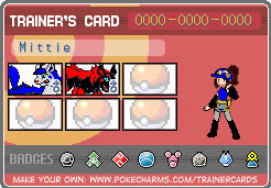 Pokeformers Mittie's Card