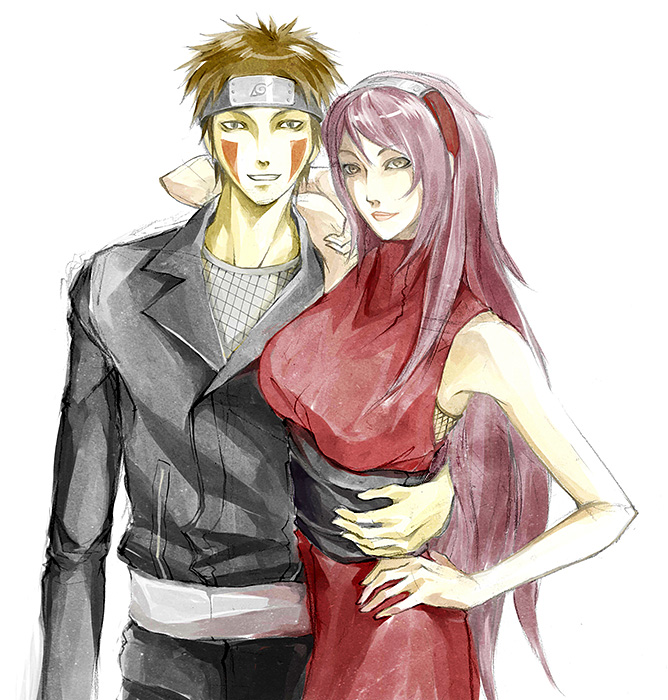 Art Trade: Kiba and OC Mitsu