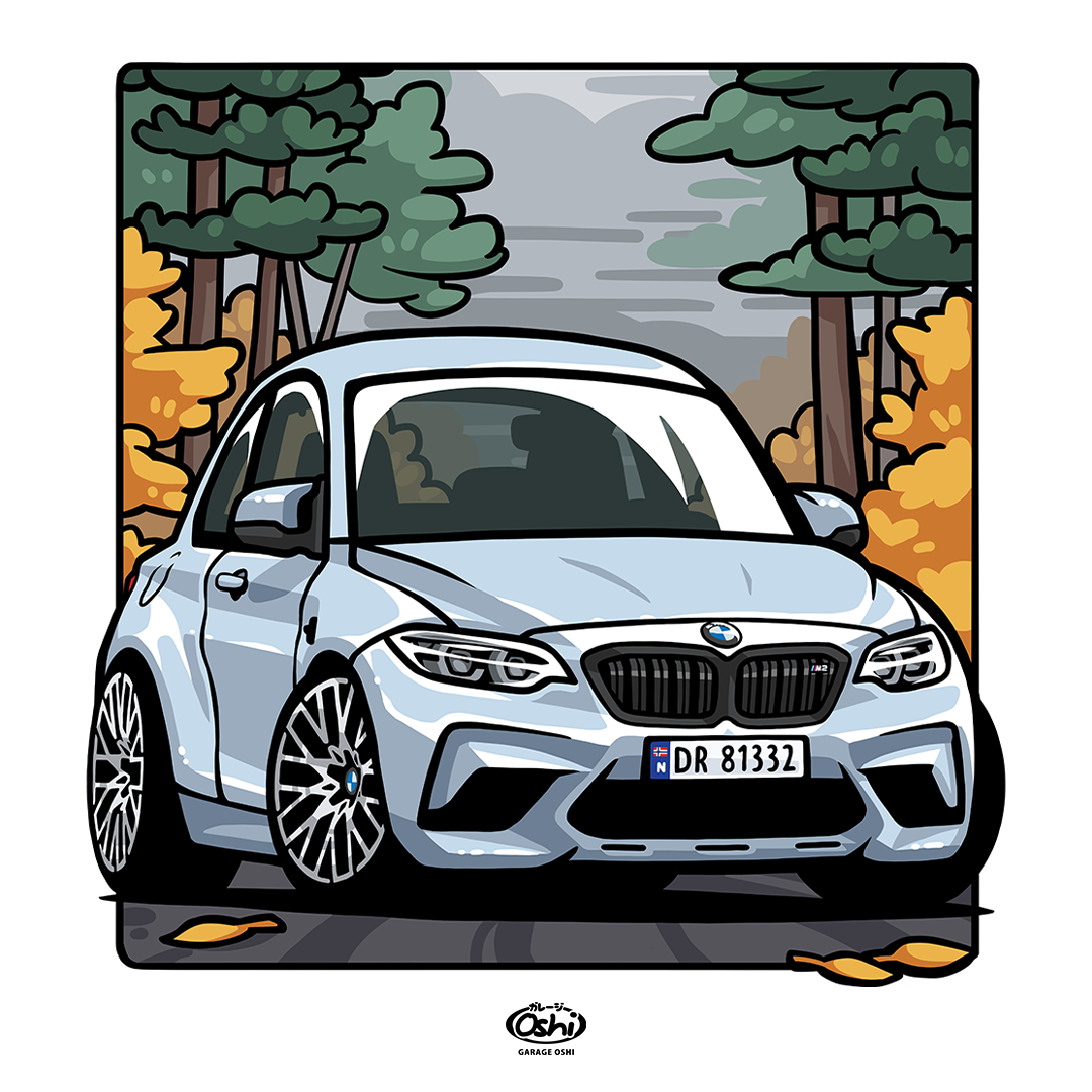 Chibi R32 Car BMW M2 (F87) chibi car by garageoshi on DeviantArt