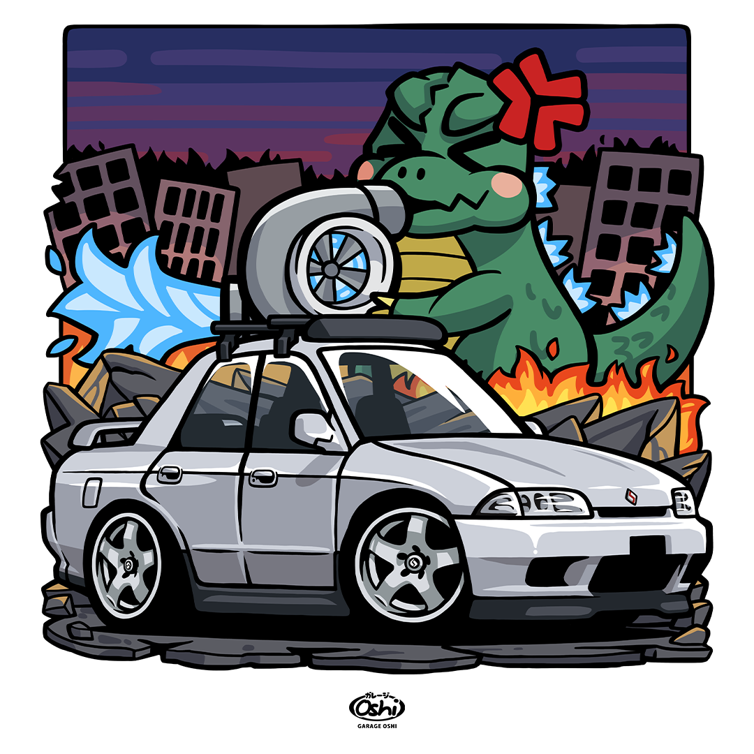 Chibi R32 Nissan Skyline R32 GTS-t chibi car by garageoshi on DeviantArt