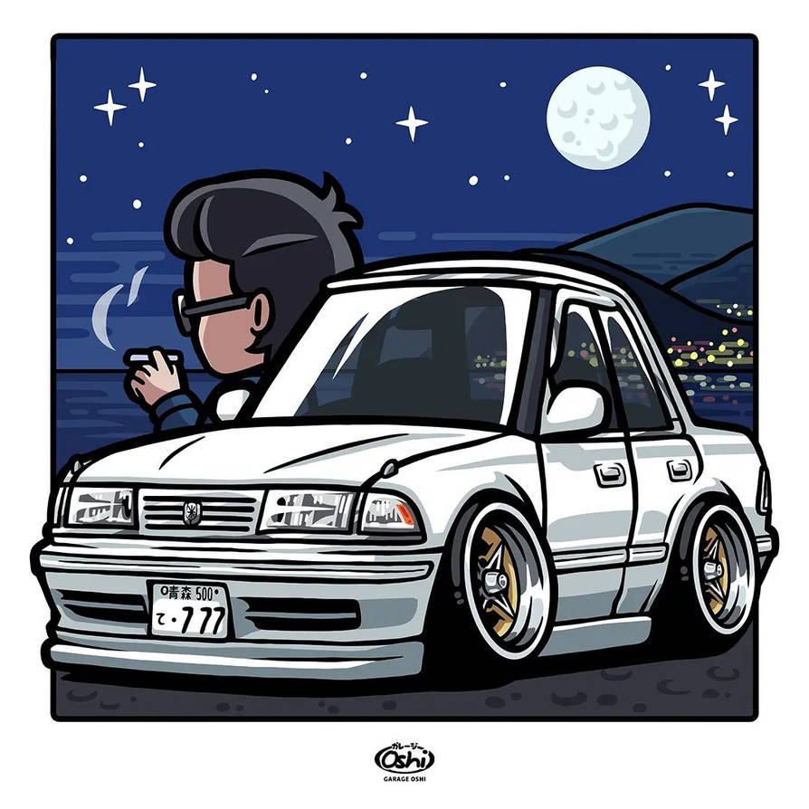 Chibi R32 Car Toyota Mark II chibi car by garageoshi on DeviantArt