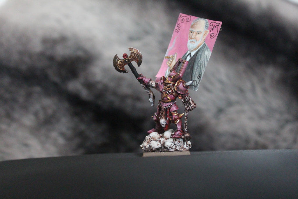 Khorne Champion- Pink Freud style