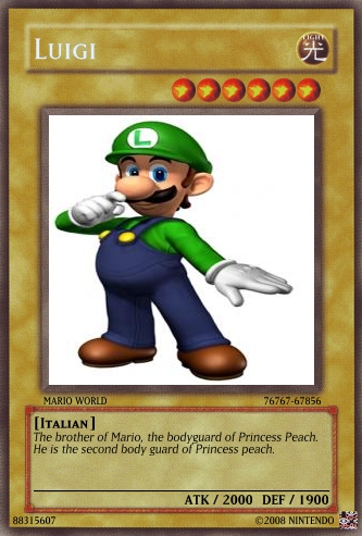 mario yugioh cards Yu-Gi-Oh Mario Card by EdEdEd112 on DeviantArt