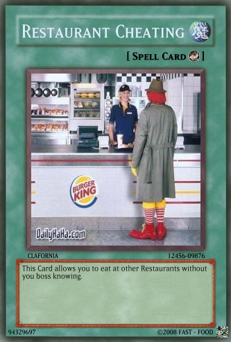 yu gi oh card: restaurant