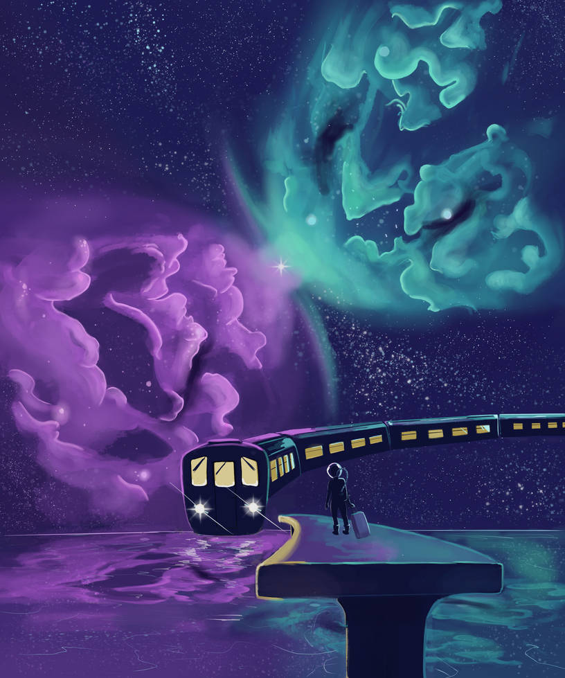 Space train by NikinoNami on DeviantArt