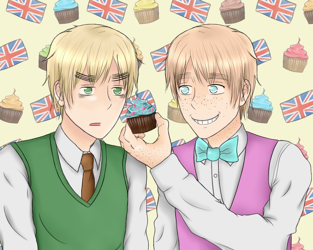 Just one Cupcake, love~ - England, 2p England