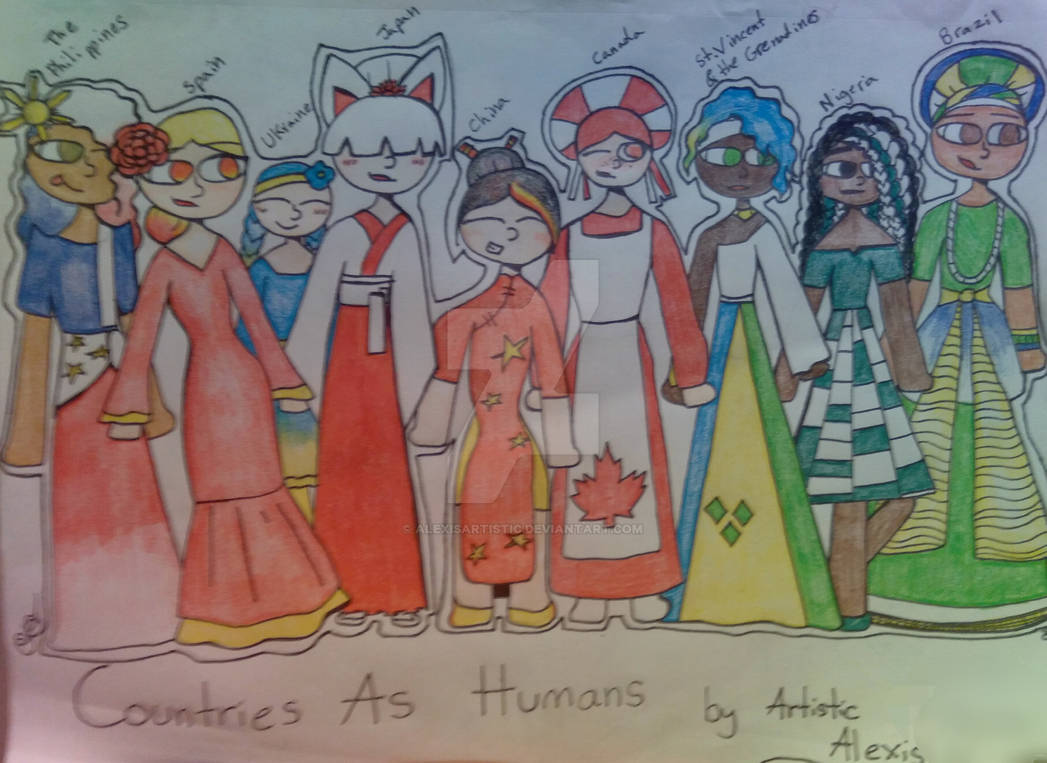 All Countryhumans! by AlexisArtistic on DeviantArt