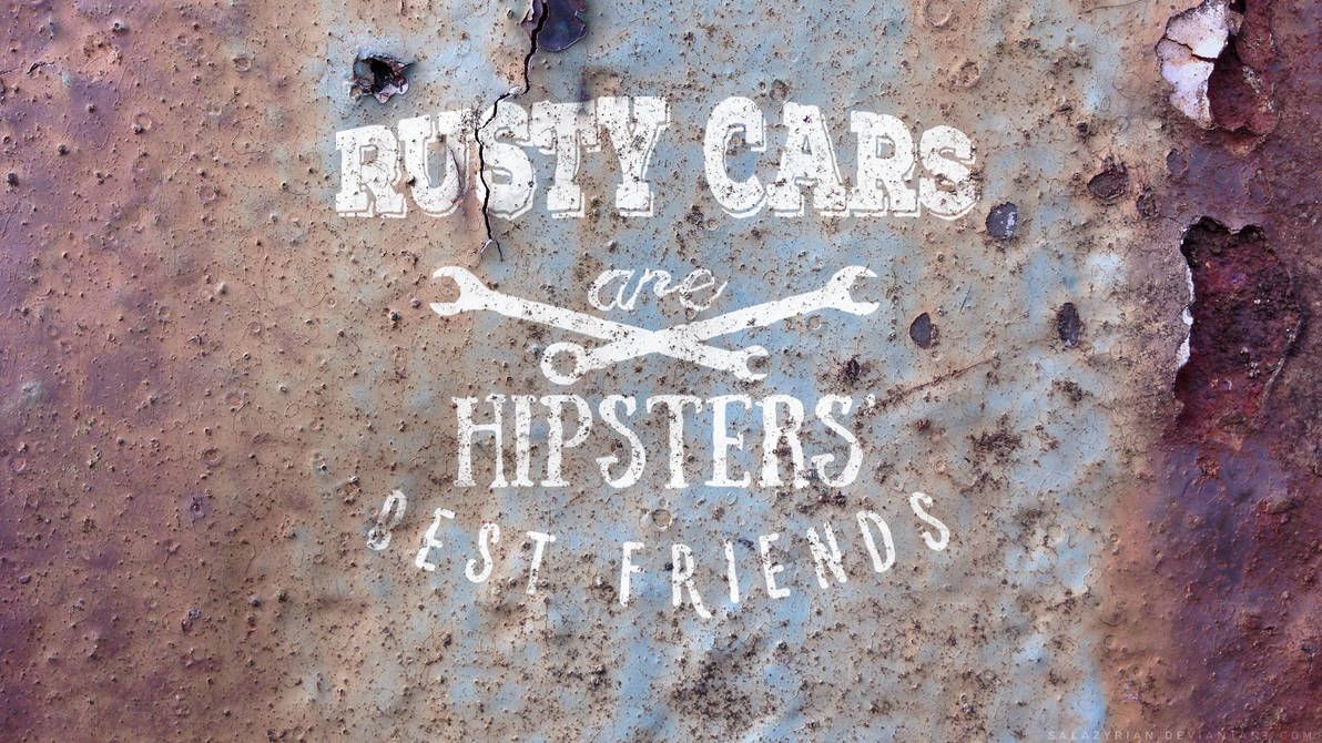 Rusty lettering by Salazyrian on DeviantArt