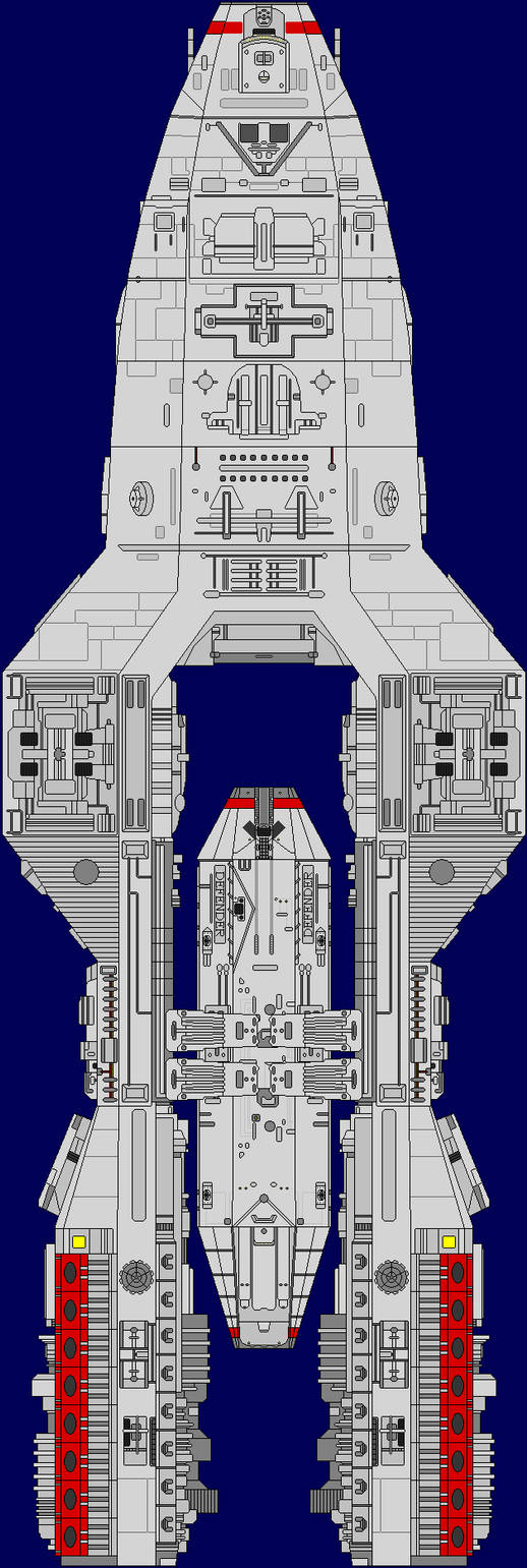 Defender Class Heavy Cruiser by captshade on DeviantArt