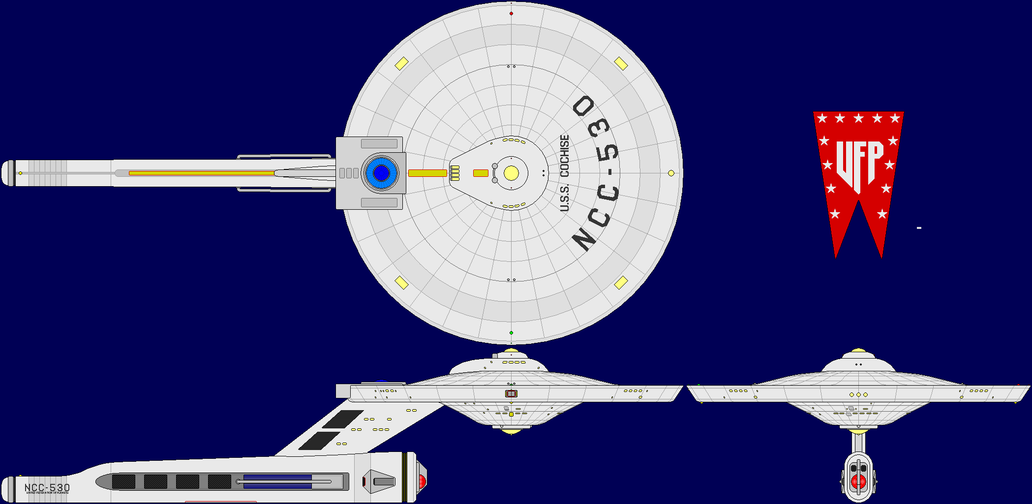 USS Cochise Multi-View