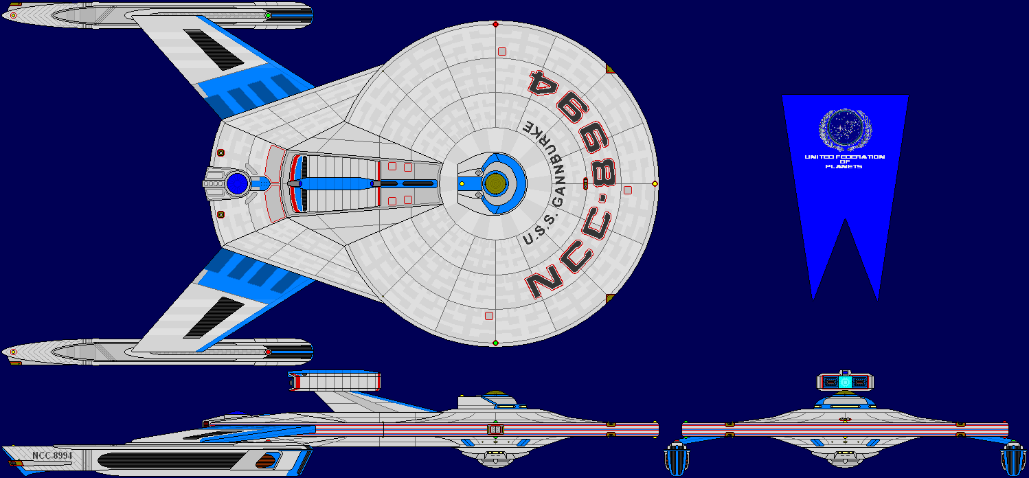 USS Gannburke Multi-View