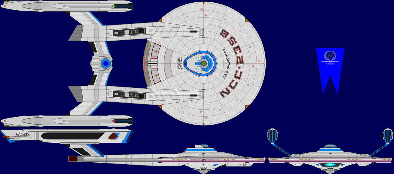 Andromeda Ship's Computer USS Andromeda Multi-View by captshade on DeviantArt