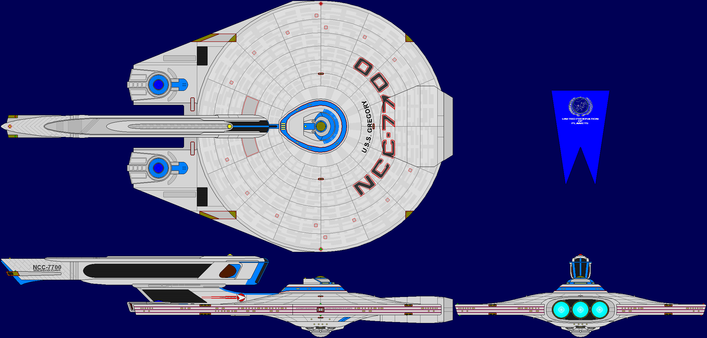 USS Gregory Multi-View