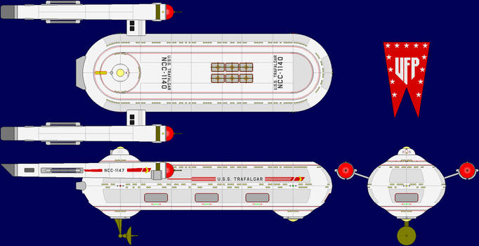 USS Trafalgar Multi-View