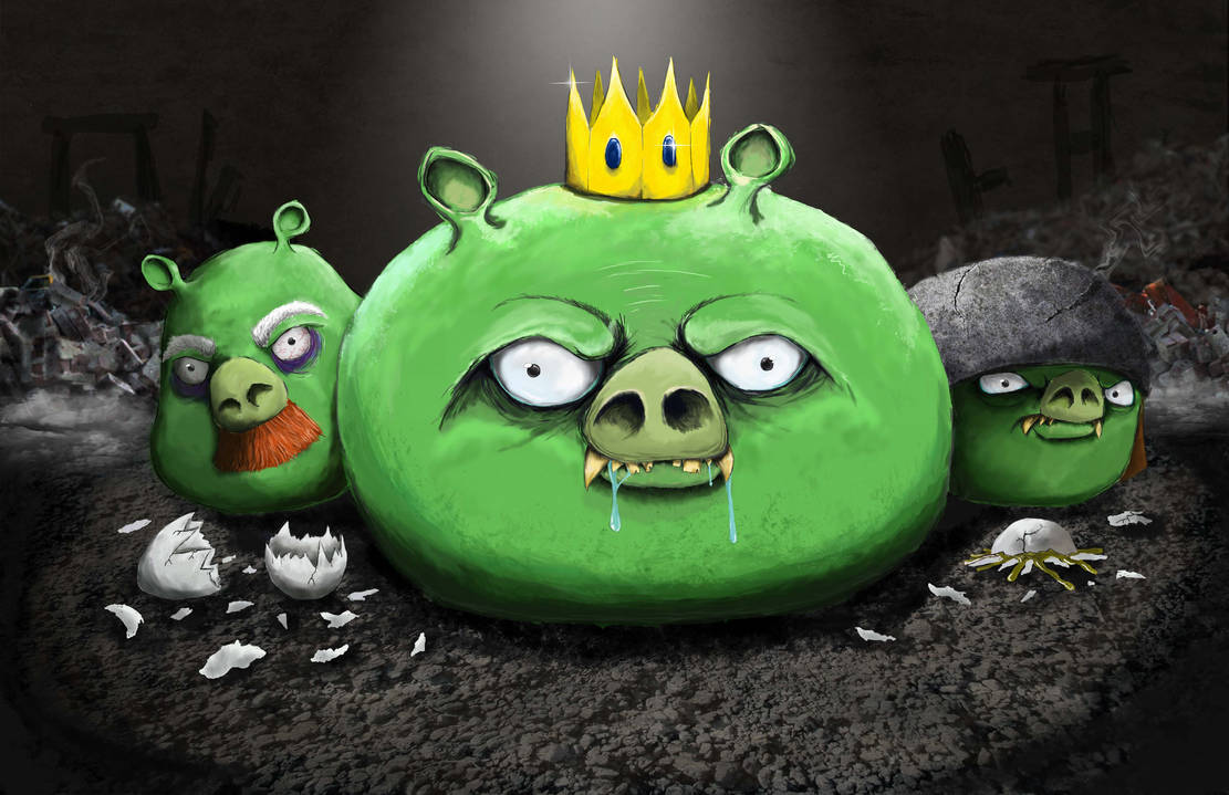 Bad Piggies Король свиней