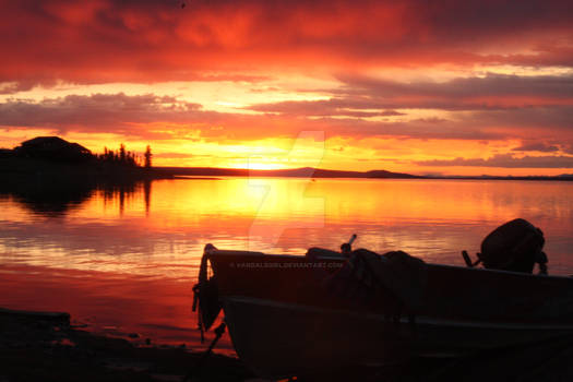 Lake Louise Sunset