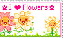 Stamp - I Love Flowers