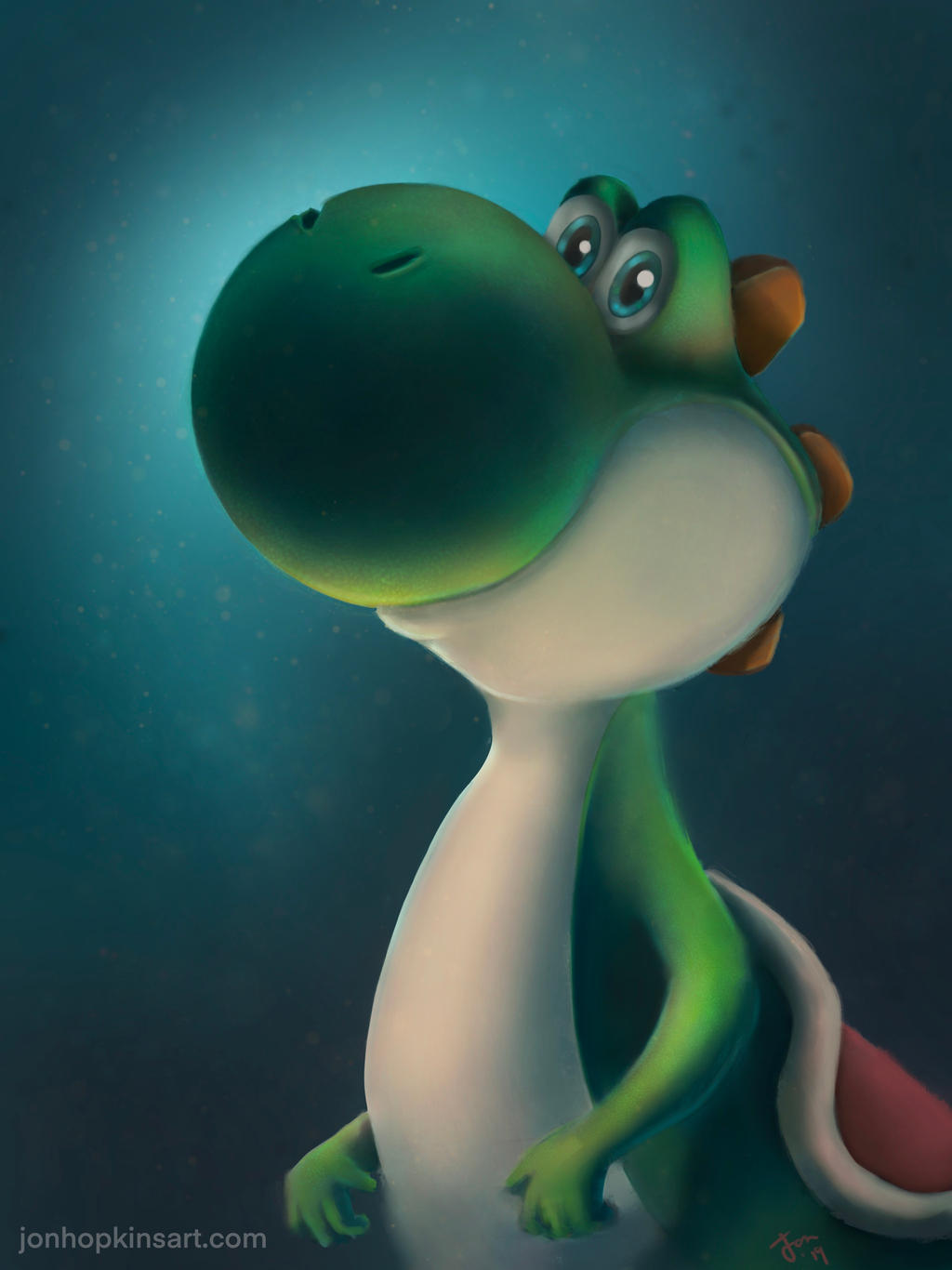 Yoshi Fandom Yoshi fan art illustration by JonathanHopkins on DeviantArt