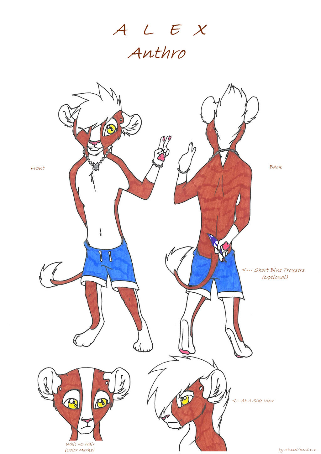 Alex Anthro Reff Sheet by Akssel on DeviantArt