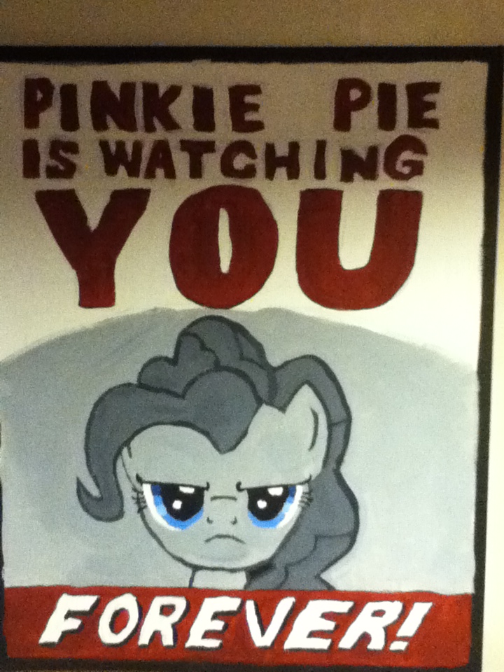 PinkiePieForever PaintedPoster