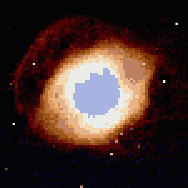 8-bit Eye of God