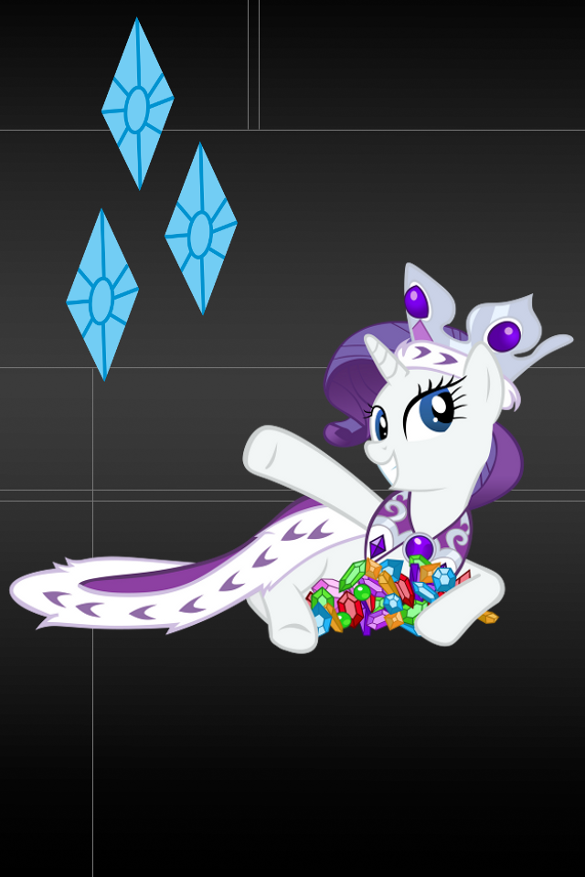 Rarity Wallpaper for iPod touch and iPhone 2