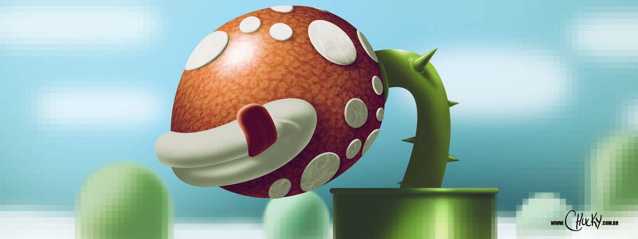 Super Mario world Flytrap by fubango