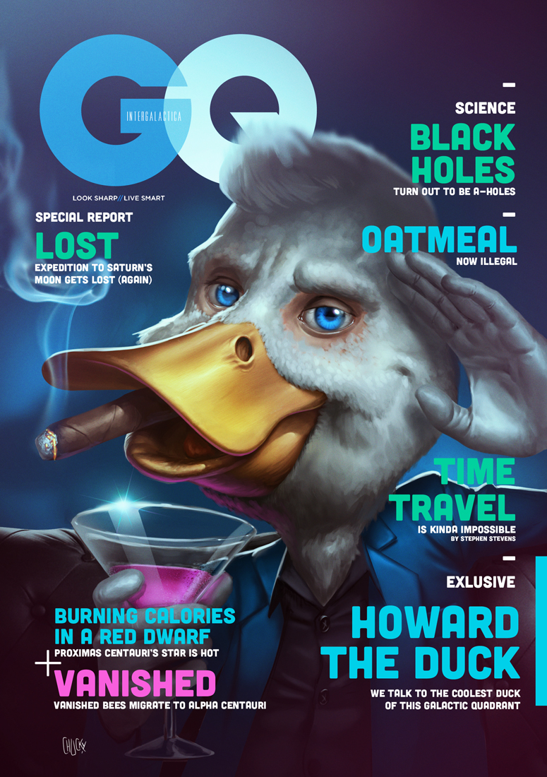 GQ Howard the Duck - cover