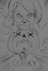 Chucky halloween timelapse
