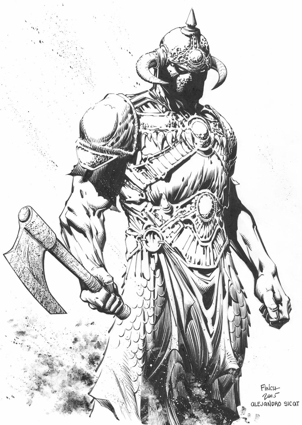 David Finch: Death Dealer Inks by boysicat on DeviantArt