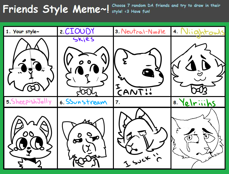 Meem Spring Friends Friends style meem!! by Wrenbae on DeviantArt
