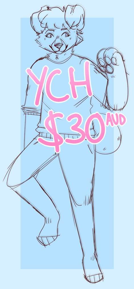 Anthro Canine YCH! $30 AUD - OPEN by shibuh