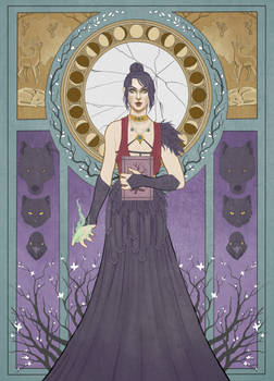 Morrigan Art Nouveau