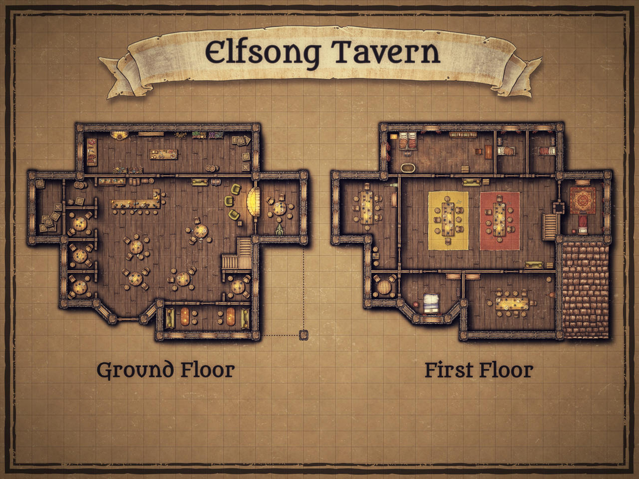 Elf Grid Elfsong Tavern - grid by Etrimont on DeviantArt