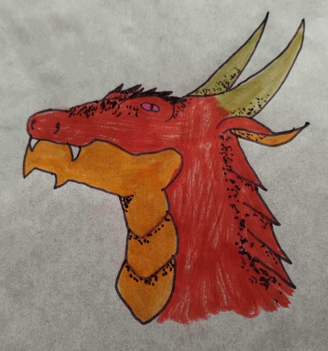 Pyro the Dragon by painterdragon05 on DeviantArt