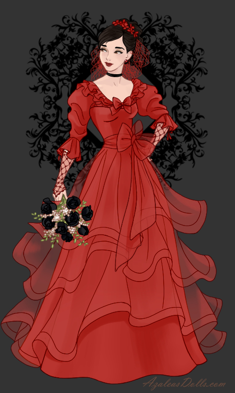 Red dress via Azaleas' Dolls - Celtic Princess by YurixTheWanderer on  DeviantArt