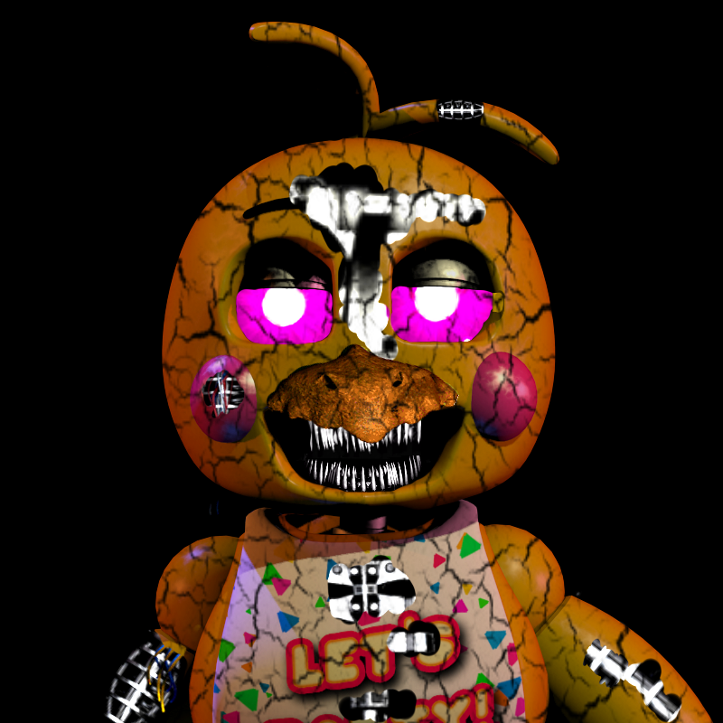 Nightmare Toy Chica FNAF 2 by ElEnder13 on DeviantArt