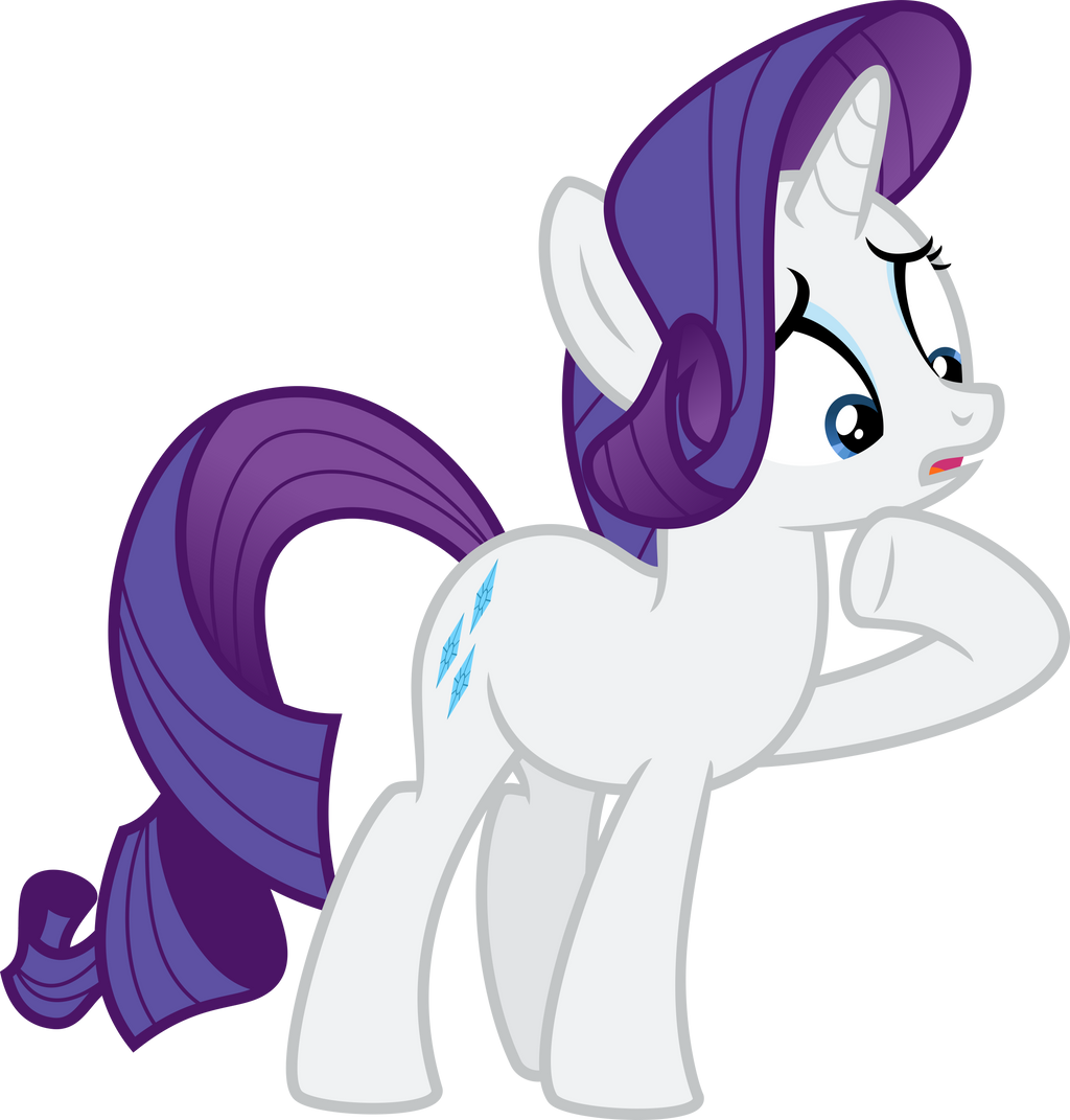 Rarity is wondering