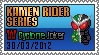 Stamp. Kamen Rider Series : W Cyclone Joker