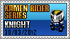 Stamp. Kamen Rider Series : Knight by DrDhoom