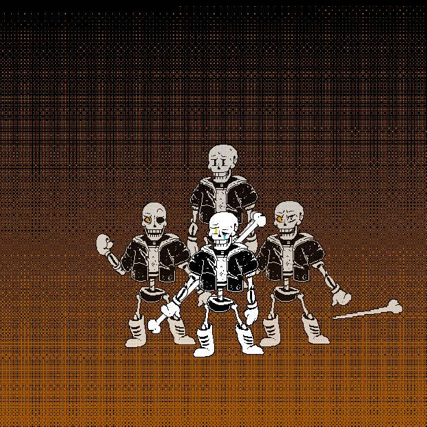 Distressed Papyrus Disbelief papyrus (phase 1-4) by Cesar242007 on DeviantArt