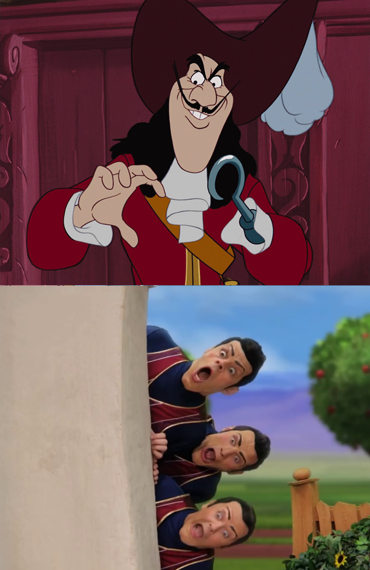 Evil Hook scares Bobby, Tobby and Flobby Rotten by Sharpe-Fan on DeviantArt