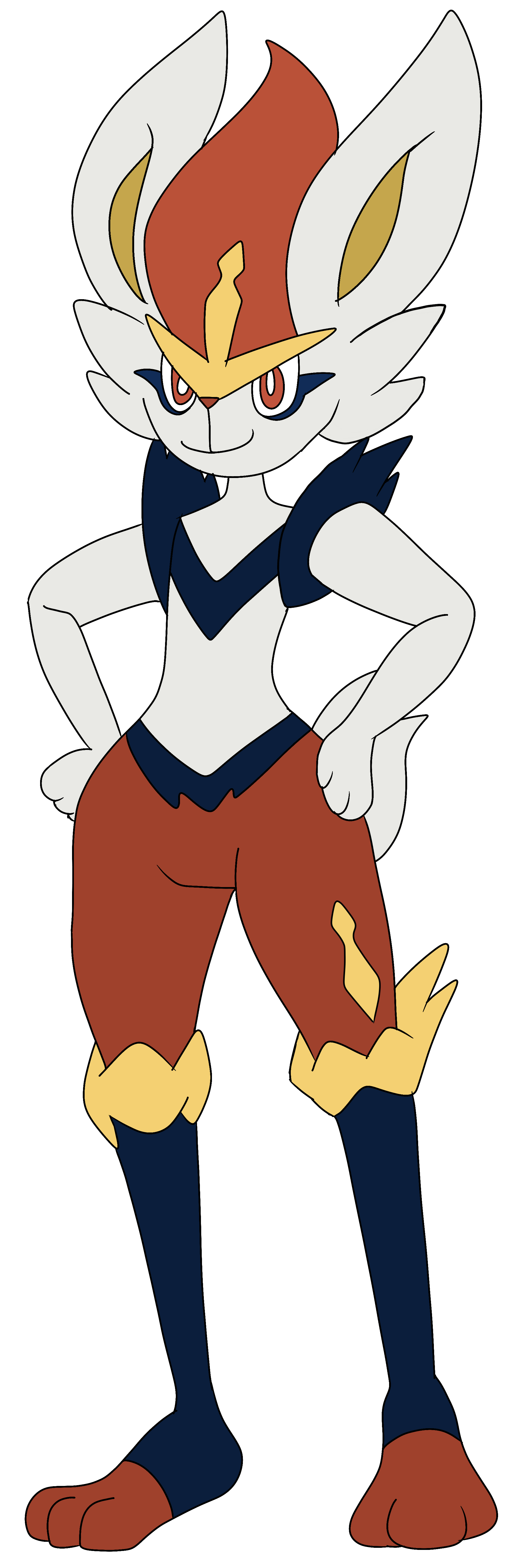 Cinderace Hanging Out by Sharpe-Fan on DeviantArt