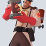 Holding an Spy's head