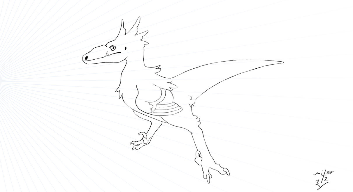 Animation: raptor turn by Mitery22 on DeviantArt