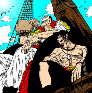 Ace and Whitebeard