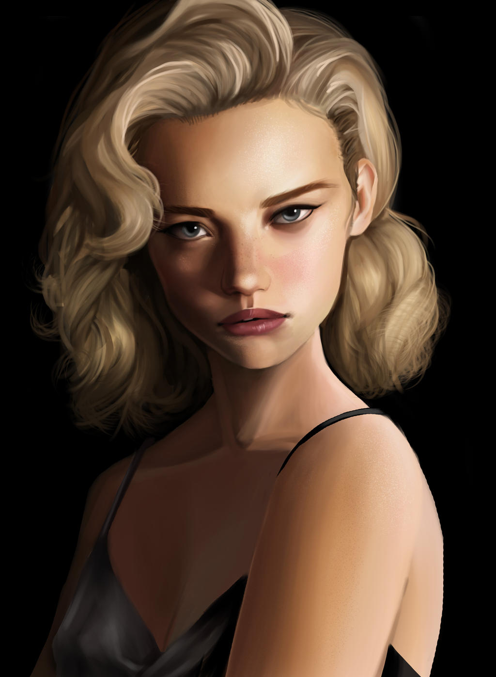 Gemma Ward Portrait Study