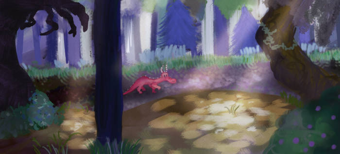 Dragon Forest scene