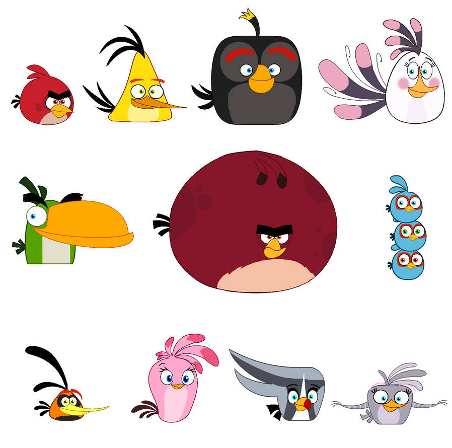 Anger Bird The Angry Birds Series - Character Designs by JLMaestro on DeviantArt