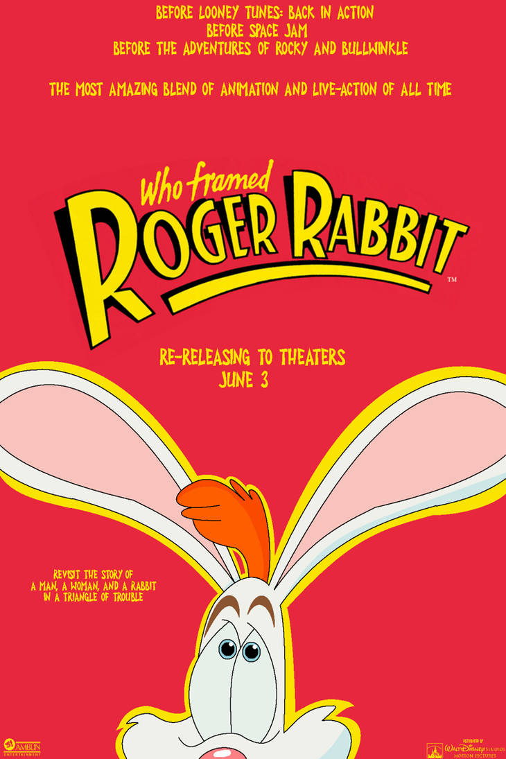 Who Framed Roger Rabbit - Re-Release Poster by ABFan21 on DeviantArt
